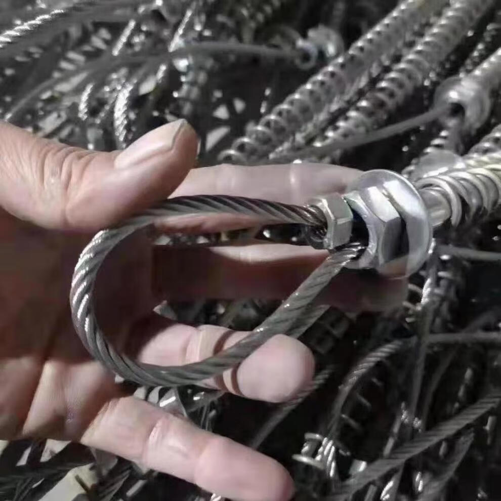 304套不锈钢管弹簧野外钢丝拉紧使用生锈新款软大弹力二节锁头