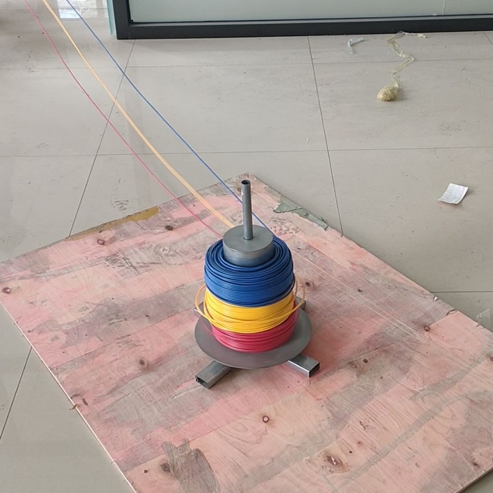 定制适用电工bv线~放线放器 底盘330毫米 立式3线放线器【图片 价格