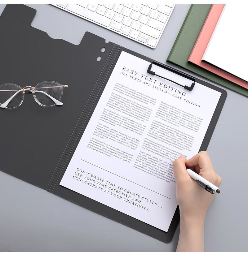 仓梵 学生用a4文件夹板夹垫板夹板 写字书写板文具试卷收纳整理神器