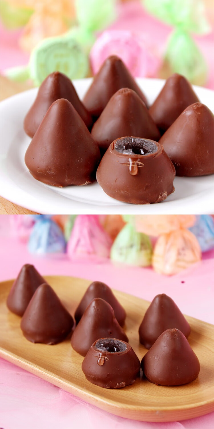 酒心糖巧克力糖果老式节日结婚喜糖年货怀旧休闲儿童零食500g约36颗