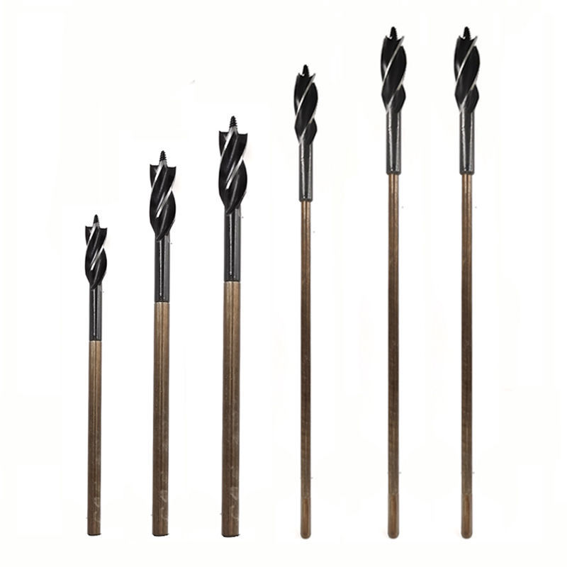 加长木工钻头木头打孔加长杆麻花钻模板钻支罗钻门锁开孔器深孔钻直径