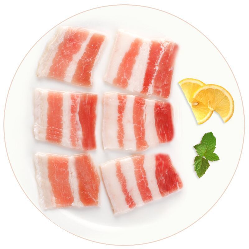 新鲜冷冻五花肉生鲜冷冻五花肉带皮五花肉猪五花肉整块五花肉五花肉2