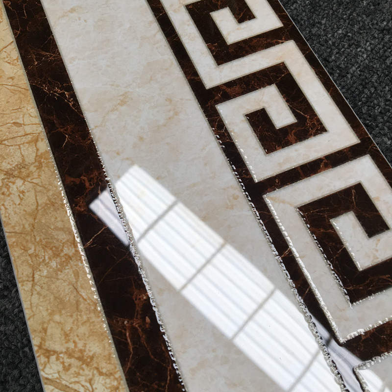 波导线瓷砖踢脚线腰线波打线客厅走廊拼花800x150 微晶石地砖边线(8条