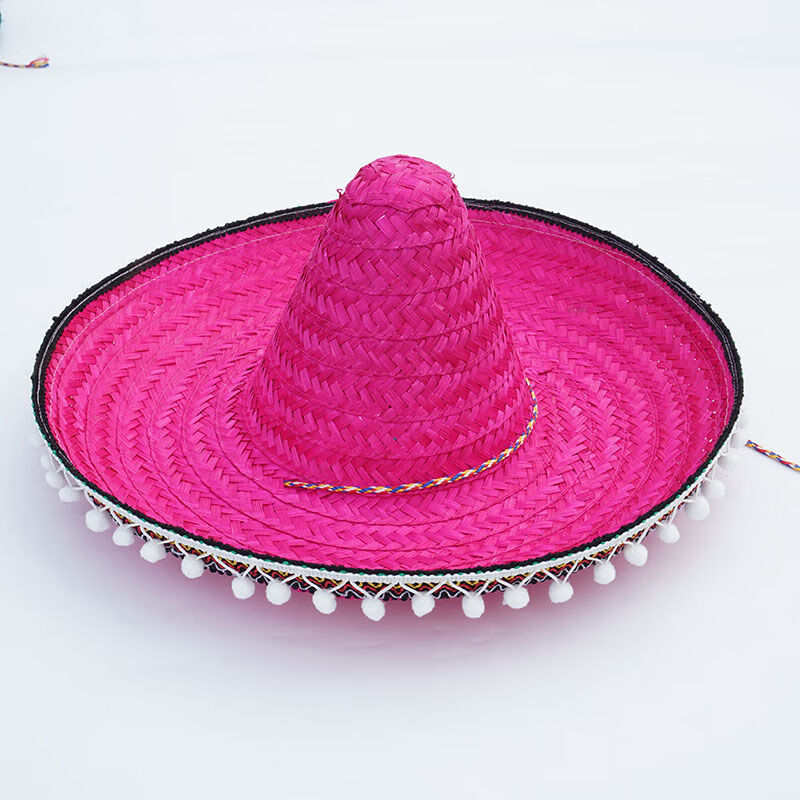 誓得lolita头饰草帽圣诞节墨西哥名族装扮帽子万圣节狂欢派对女节目