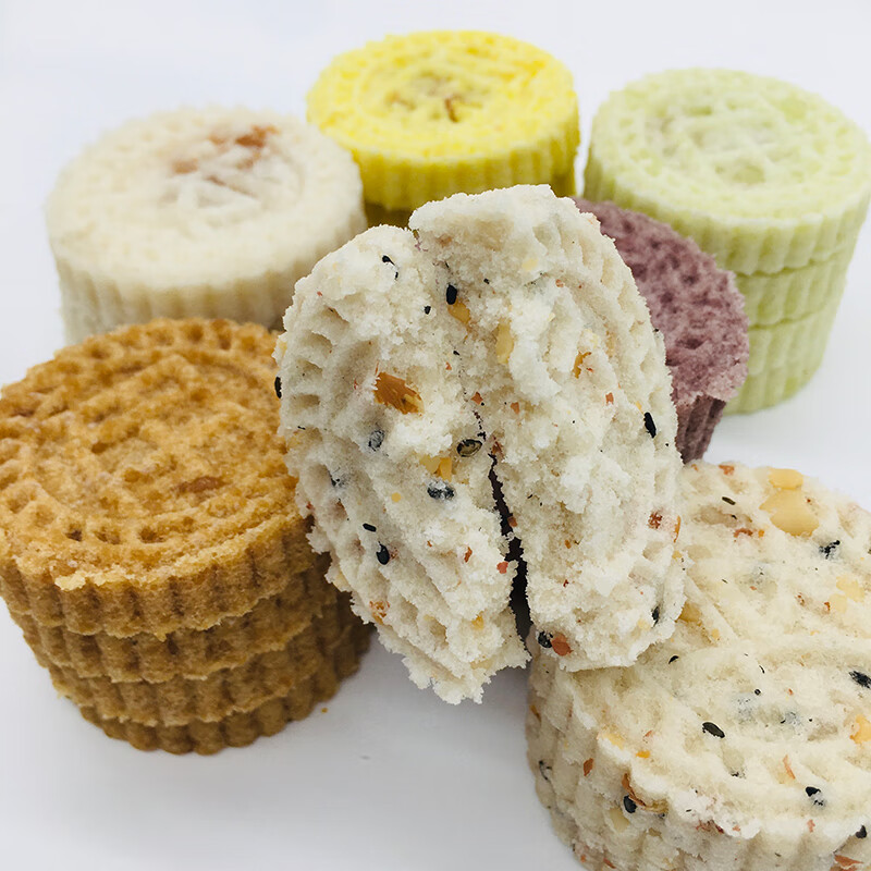 广西特产容县特产糯米饼糕点传统零食年货佳香大心夹心花生馅米饼 1盒