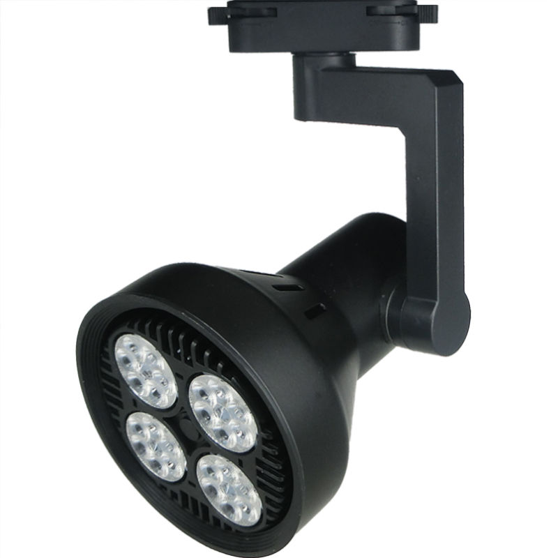 轨道射灯超亮led轨道射灯专用服装店理发店节能par30帕灯35w40w导轨单