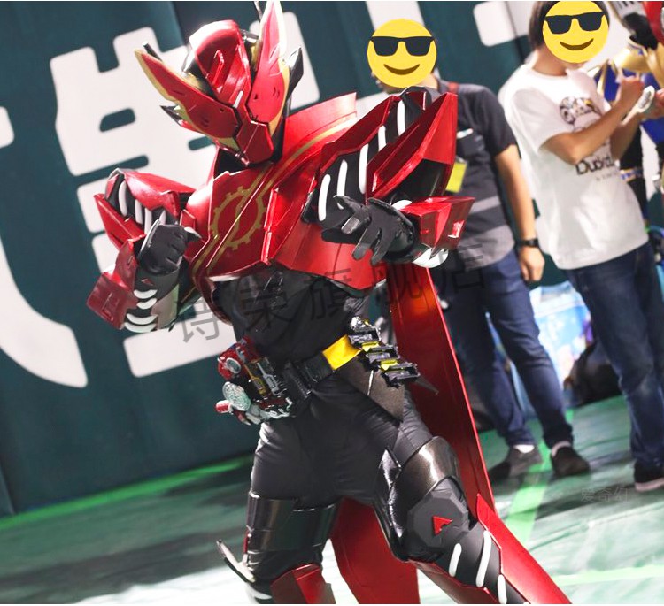 假面骑士甲斗皮套假面骑士build皮套可穿戴盔甲头盔摆件diy手工eva