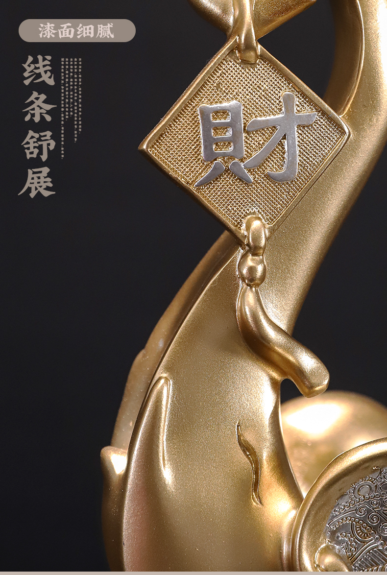 欧斯若中式轻奢客厅摆件工艺办公室桌面书柜家居酒柜装饰