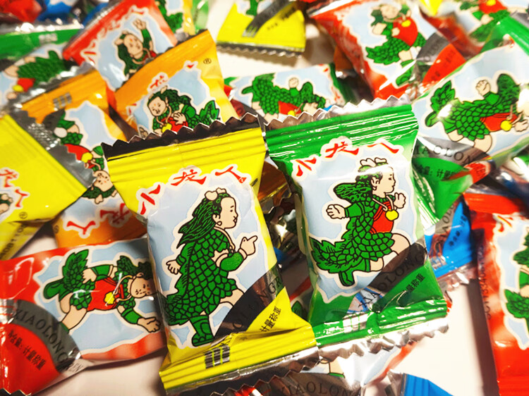 抖音同款vj奶糖500g安徽安庆特产小龙人糖果经典装喜糖散称小龙人经典