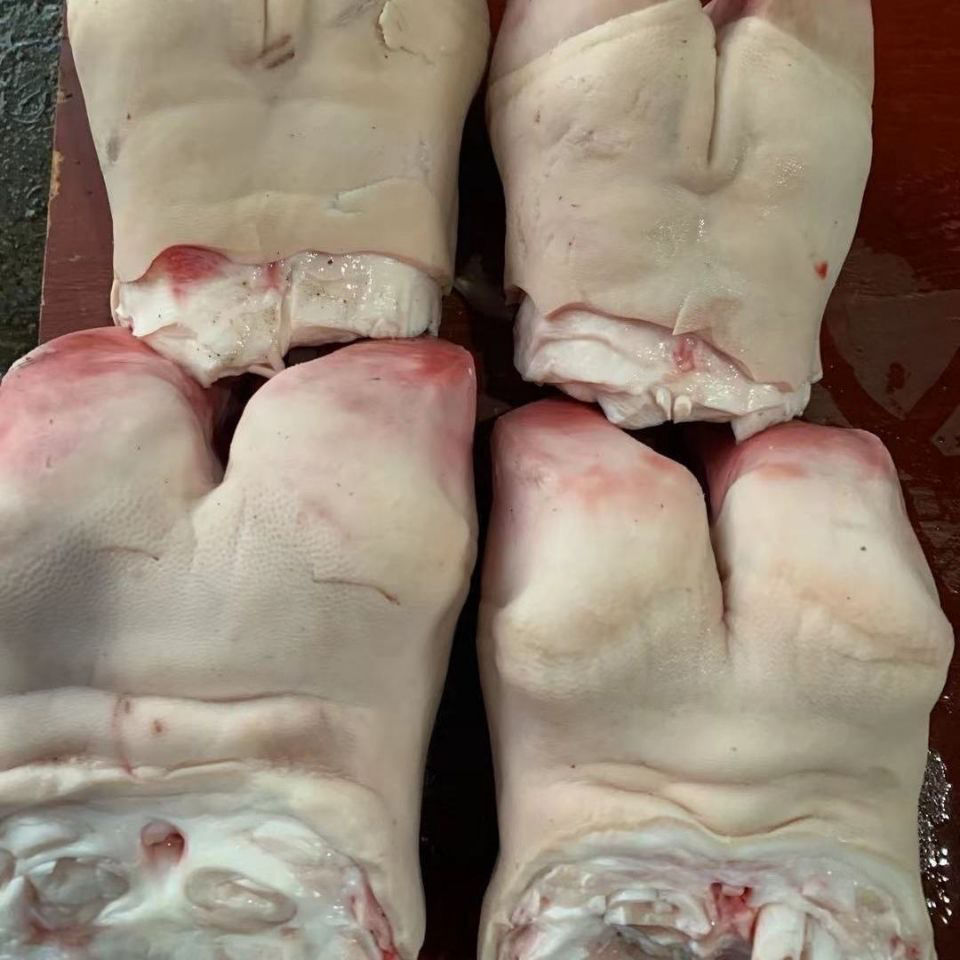 清真新鲜牛蹄子 牛掌牛脚牛爪 清水褪毛带牛蹄筋 原切5斤牛蹄掌囎料包