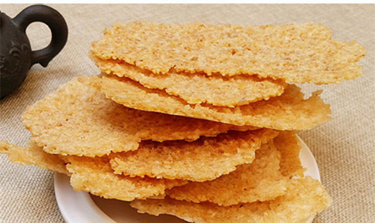 安徽全椒农家自制手工大铁锅柴火锅巴土锅儿时回忆童年零食 4斤:原味