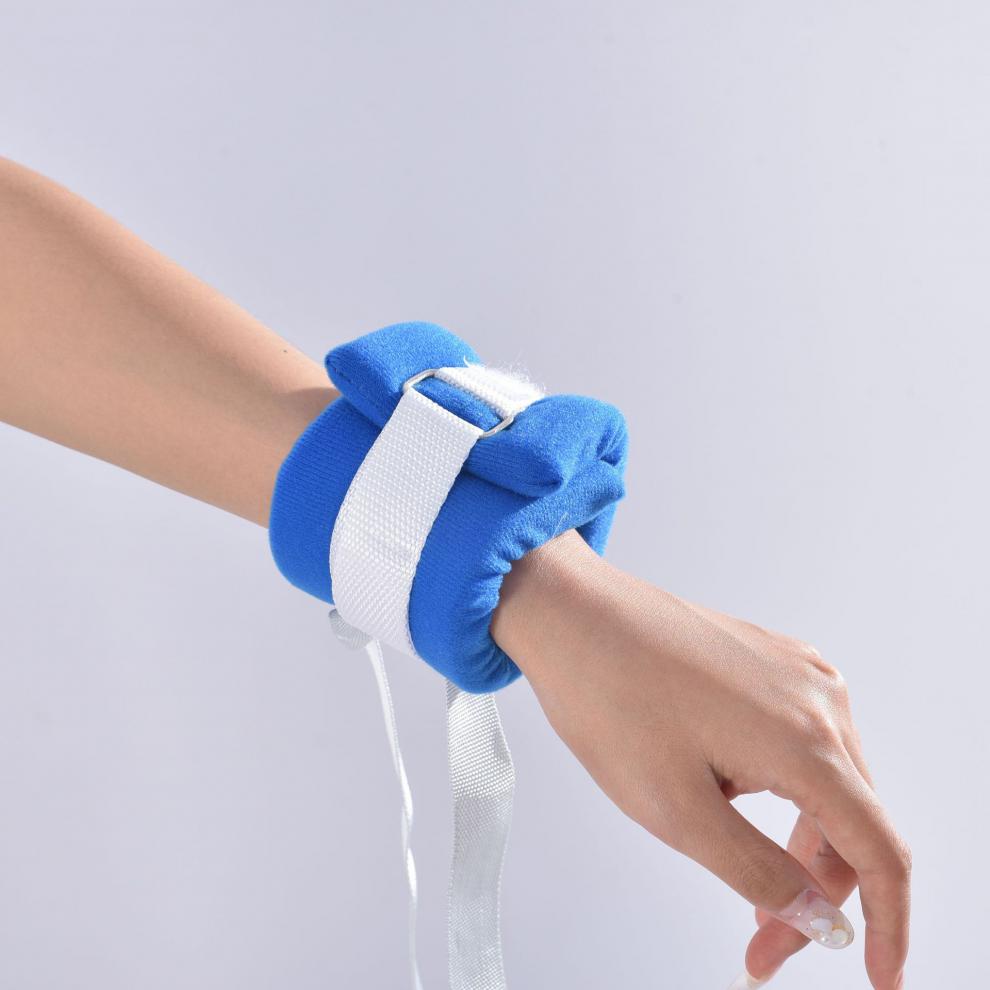 康兴达手腕约束带手腕捆绑束缚带固定带束手带搭配病床束缚白色均码