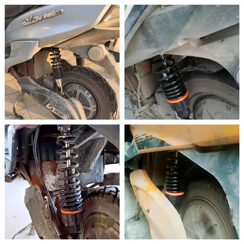 电瓶车减震器后踏板车后减震加粗液压电动车减震后电摩通用后减震 单