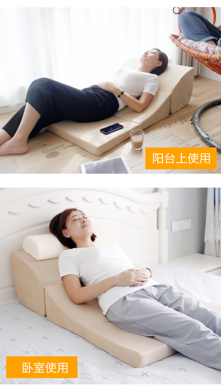 床头抬高垫 返流床垫反酸逆流防枕头胃食管反流防垫烧心斜坡床头抬高