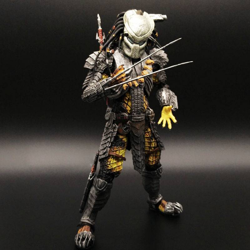 品质保证铁血战士手办模型avp异形狗凯尔特长老独狼可动人偶电影摆件