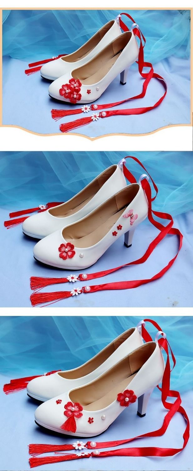 走秀超高跟(大于8cm)鞋仙女超高跟(大于8cm)鞋女细跟配古风汉服古装