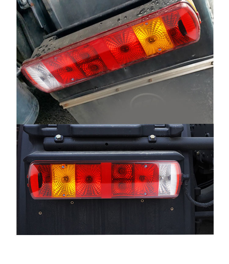 适用于青岛解放重卡自卸车国六350/460/550马力后尾灯总成 副驾侧一个