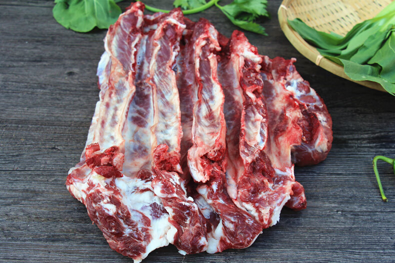 新鲜牛肉 牛肋条肉 牛肋排肉牛排肉牛五花 放养黄牛新鲜现杀 3斤