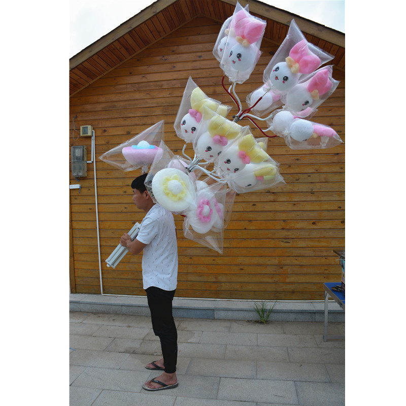 尚园花式棉花糖展示架 棉花糖插架 万向 商用 自由调节 伸缩 支架 1层