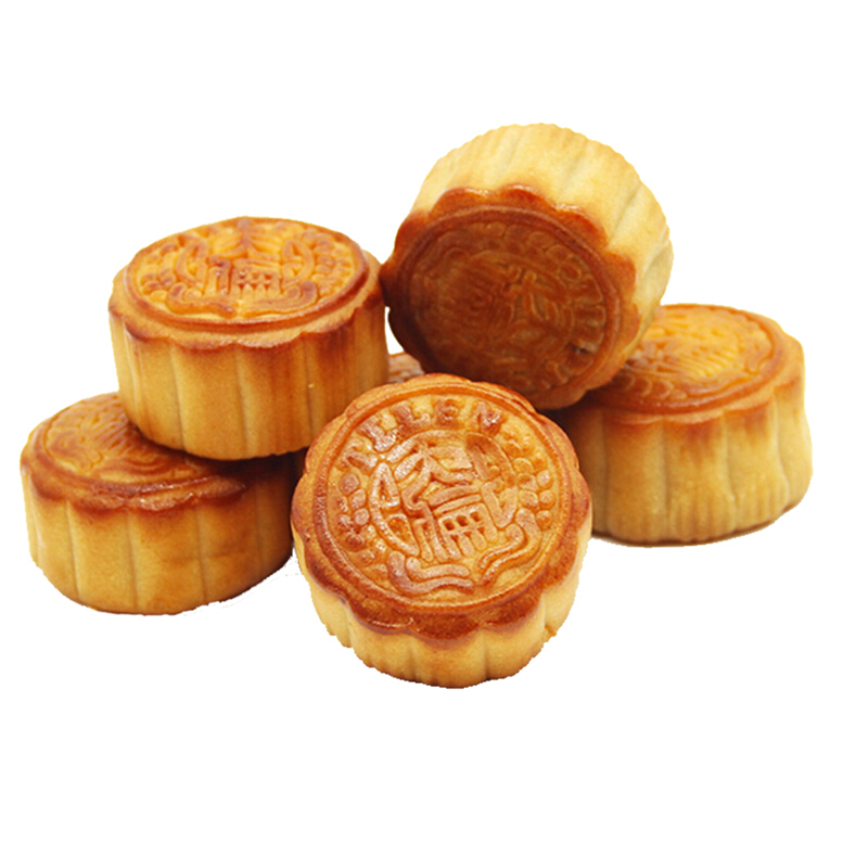 天伦月饼 500g12个 广式红豆沙蛋黄散装单个月饼 【广式月饼】酱香