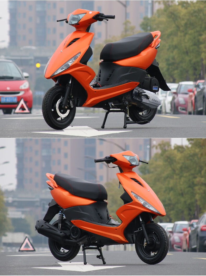 国四电喷鬼火战速摩托车rsz125cc踏板摩托车一代代助力车街车跑车zr