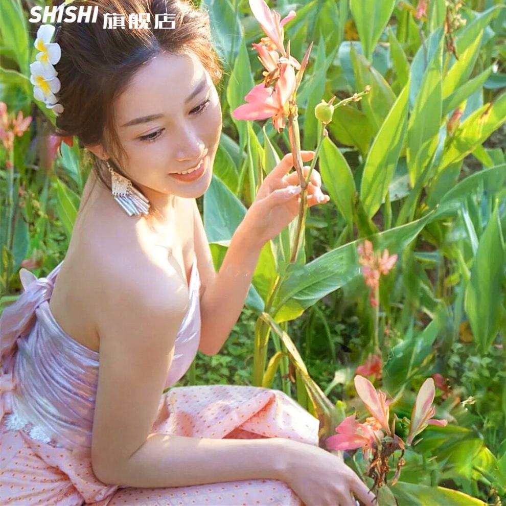 傣族舞蹈服西双版纳傣装网红同款傣族女装傣泰民族服装女舞蹈裙子定制