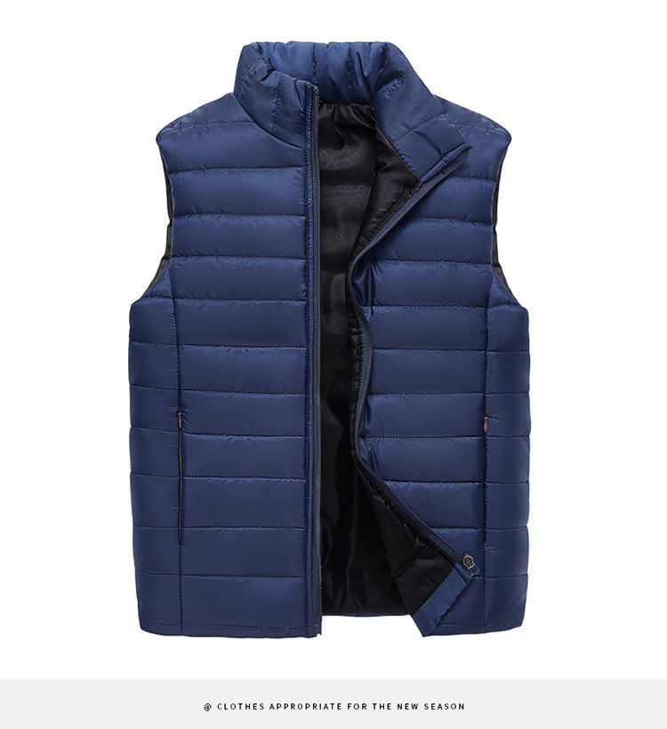 皮尔卡丹同款【特价捡漏】km春季男士棉马甲男款外套修身韩版潮流保暖