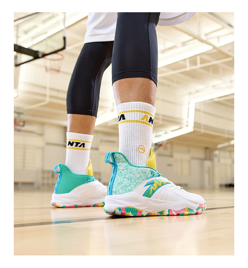 安踏篮球鞋男鞋菱极系列2021秋冬新款防滑耐磨舒适时尚球鞋实战比赛