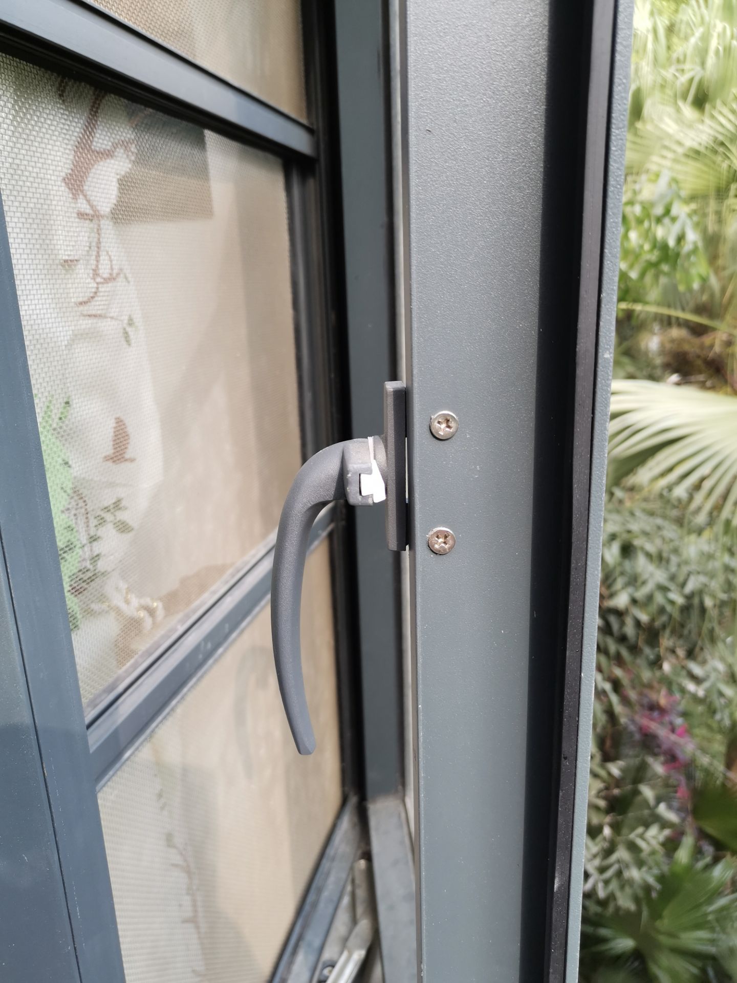 门把手柜门抽屉拉手38型平开门扣外推窗拉手配件老式单点七字执手浅