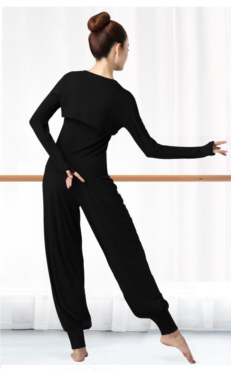 丹宝罗旗舰舞蹈服装练功服女跳舞形体训练衣服现代舞中国舞古典舞上衣