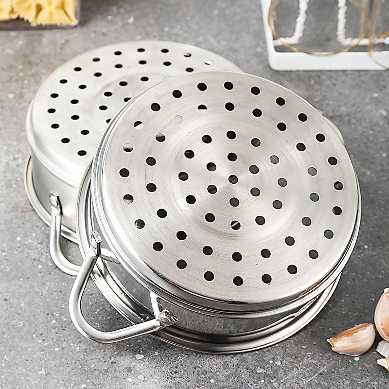 蒸格不锈钢加厚家用圆形蒸屉雪平锅奶锅汤锅篦子蒸笼蒸架蒸 内径16cm