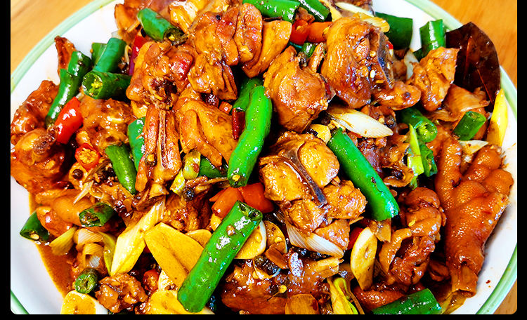 云舵炒鸡炒鸡 沂蒙山炒鸡 现杀现炒特色辣子鸡枣庄真 五七九整只