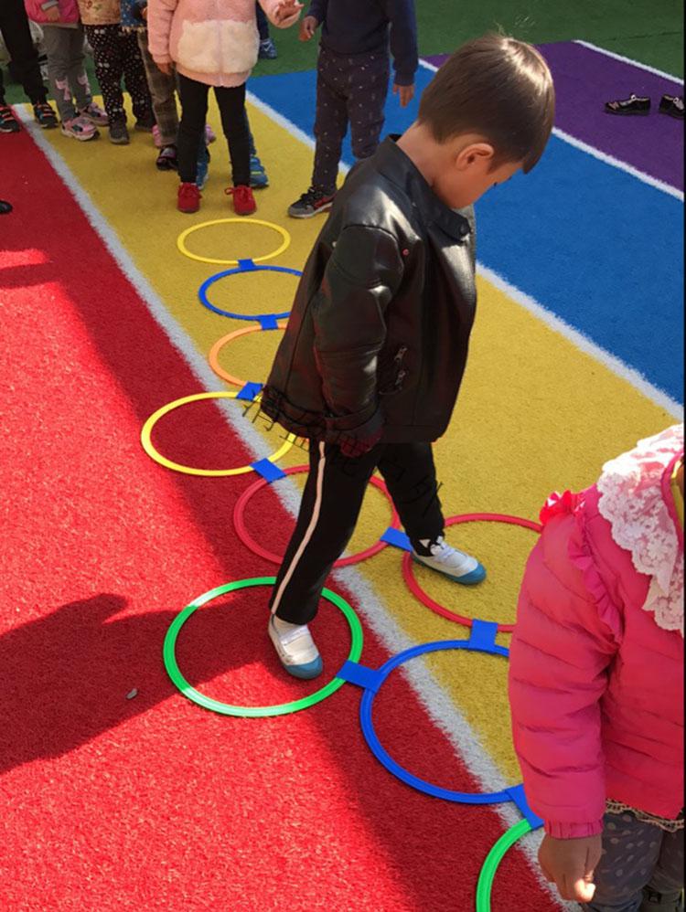 敏捷圈儿童体能环篮球训练六边形灵幼儿园跳房子跨栏足球训练环圈 40