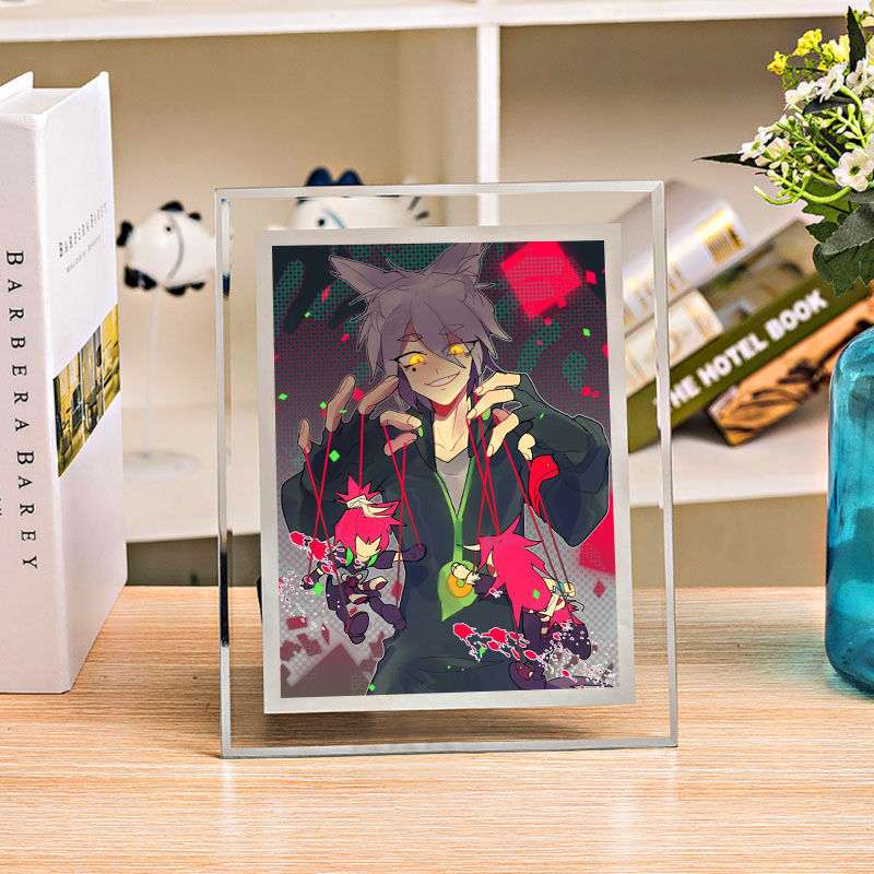 礼姿凹凸世界雷狮安迷修格瑞金嘉德罗斯动漫水晶相框摆件生日礼物定制