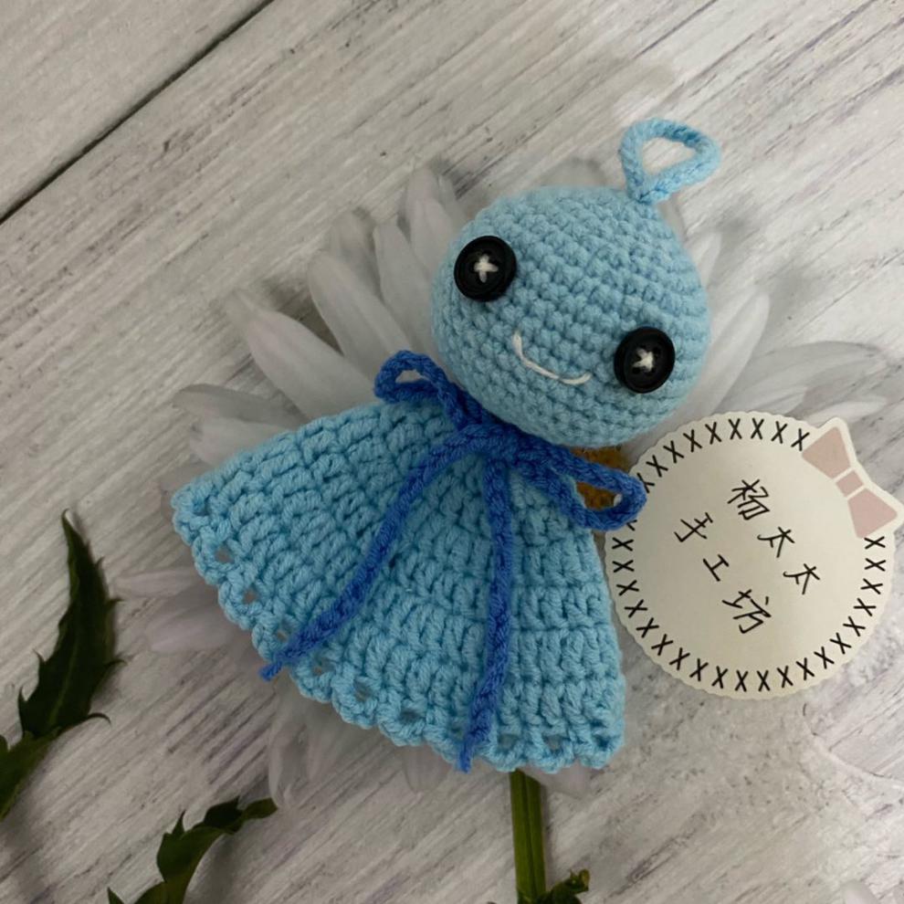 晴天娃娃手工坊毛线编织钩针钩织撒野娃娃蒋丞成品白色小号备注款式