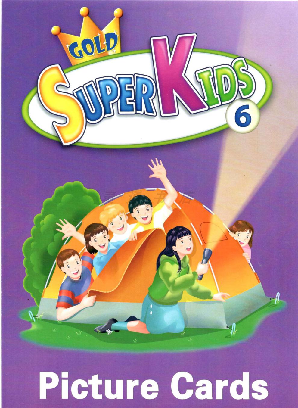 superkids原装朗文新灵通少儿英语super kids级单词大卡教师用书 精装