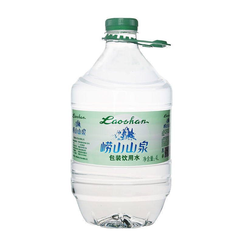 青岛崂山矿泉水泡茶水崂山山泉包装饮用水 4l*4桶/箱 4000ml*4瓶