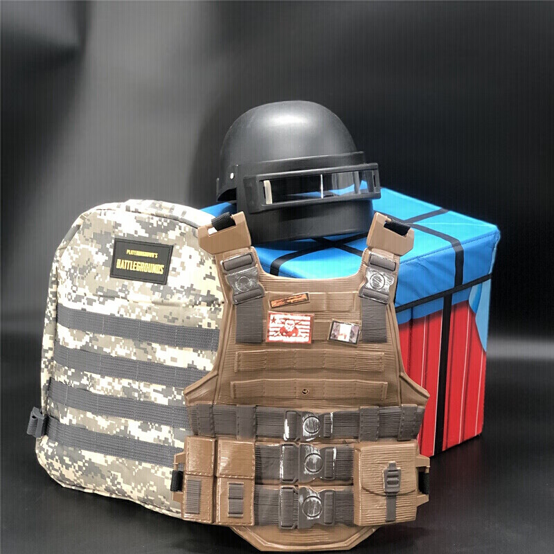 三级甲儿童套装绝地吃鸡求生三级头盔甲包真的衣服玩具装备和平精英