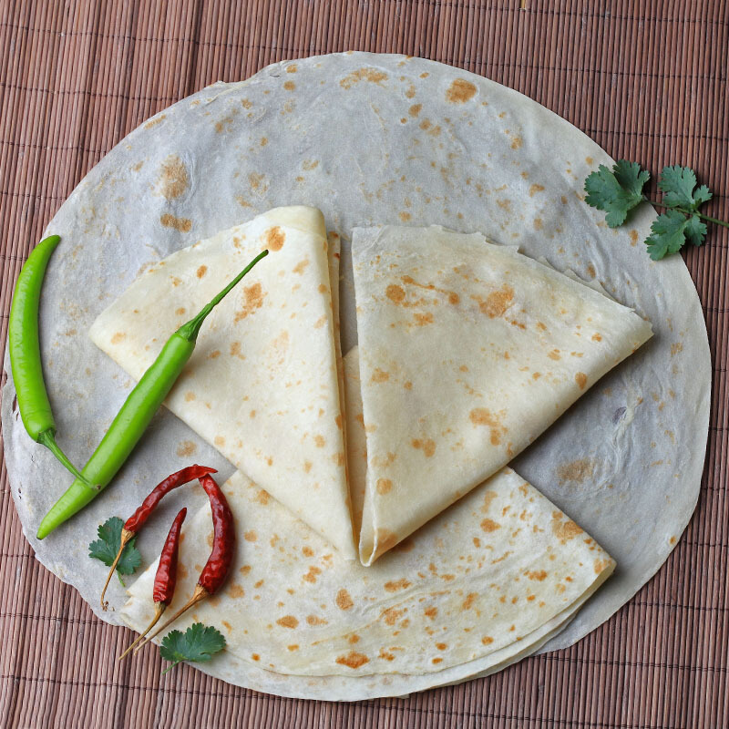 卷饼烙饼50gx20张劲道面饼高密拤饼单饼1000g