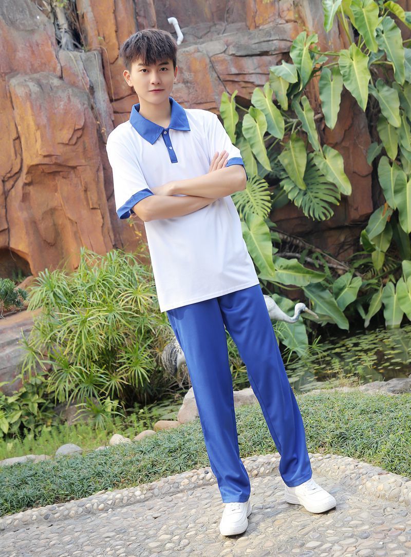 萌玉 高中生夏季校服半袖匆匆那年校服套装大学生初中高中学生班服