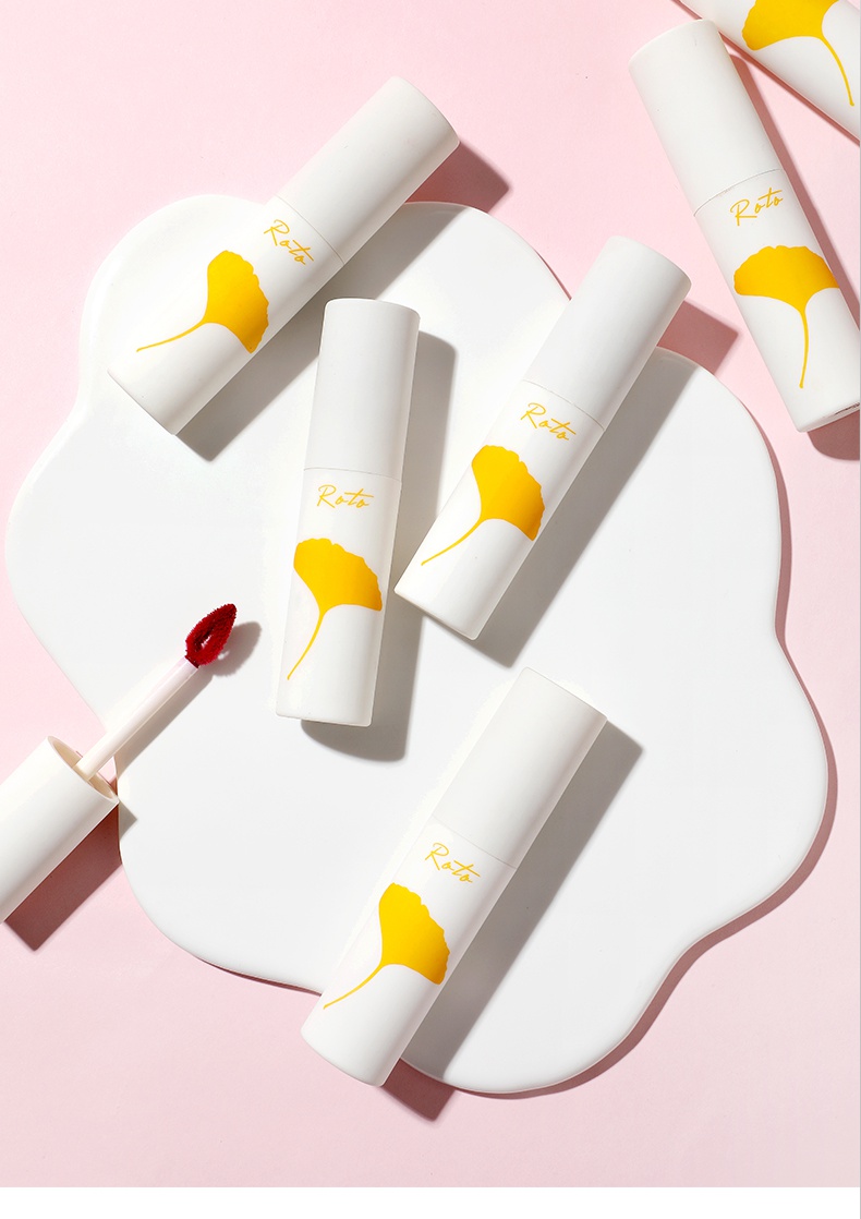 伊夏roto小银杏唇釉雾面丝绒哑光唇泥长春花篮大郎喝药学生口红旗舰店