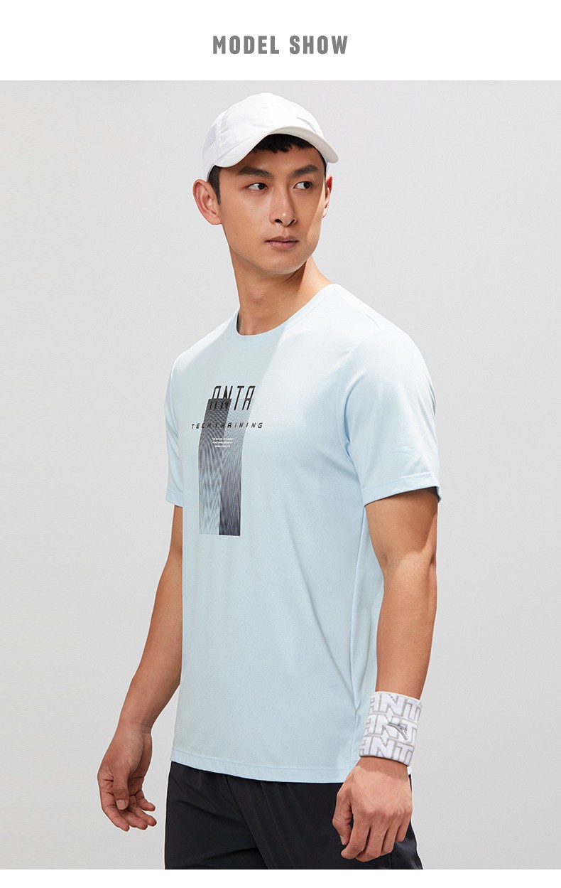 安踏t恤男短t2022夏季新款户外运动休闲跑步健身学生办公官方旗舰男