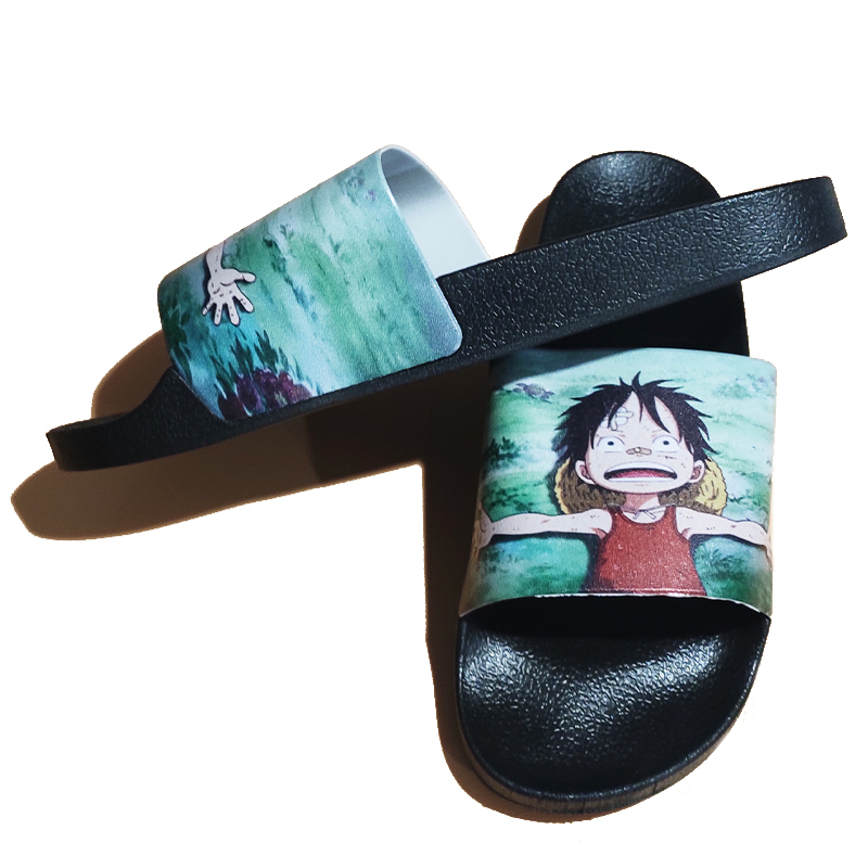 海贼王路飞拖鞋男夏室内家用洗澡火影水墨外穿软底个性新款新款路飞45