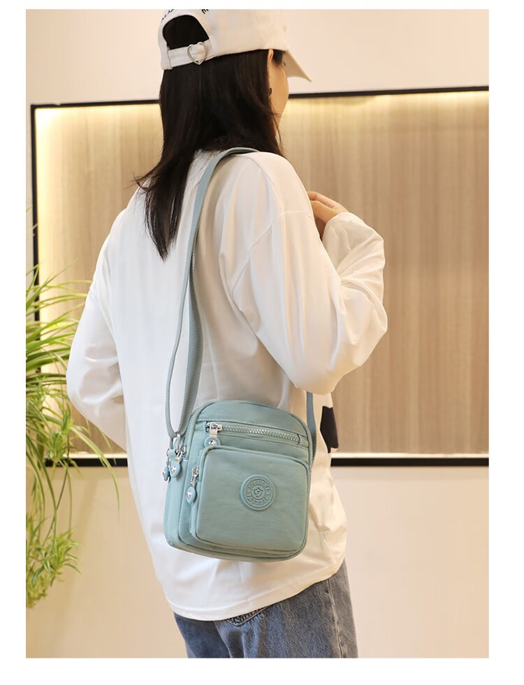 小童姥跨肩包帆布包女斜挎2021款时尚潮流斜跨迷你小包包单肩超小牛津