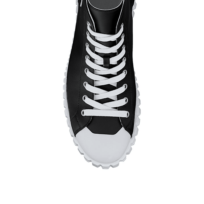 hermes爱马仕男士climb运动鞋复古小牛皮高帮运动鞋网红同款同款送男