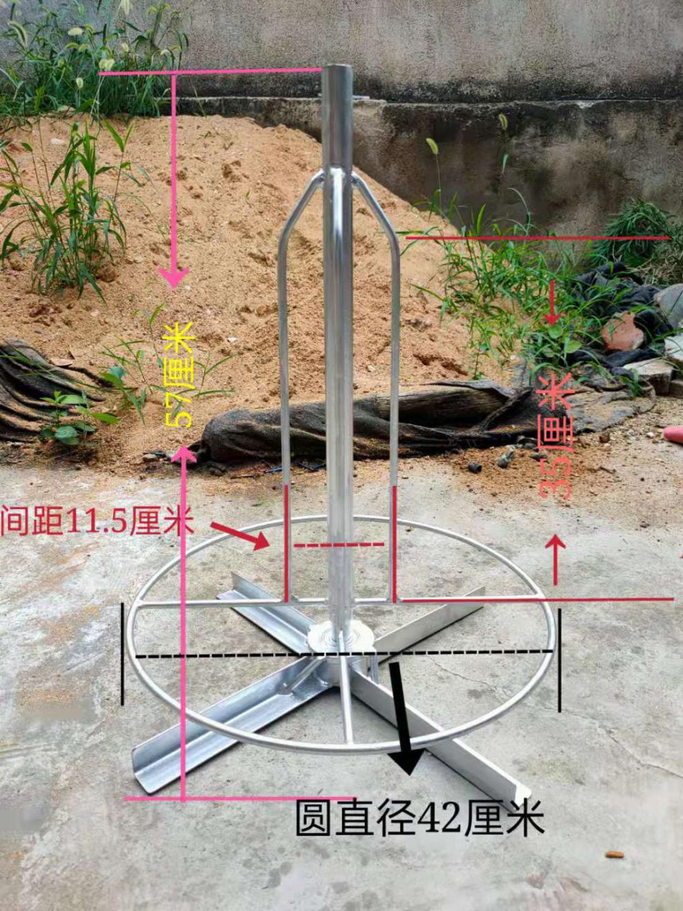 花娣 放线架电线放线架放线器放线盘放线神器折叠bv线三线多线家装线