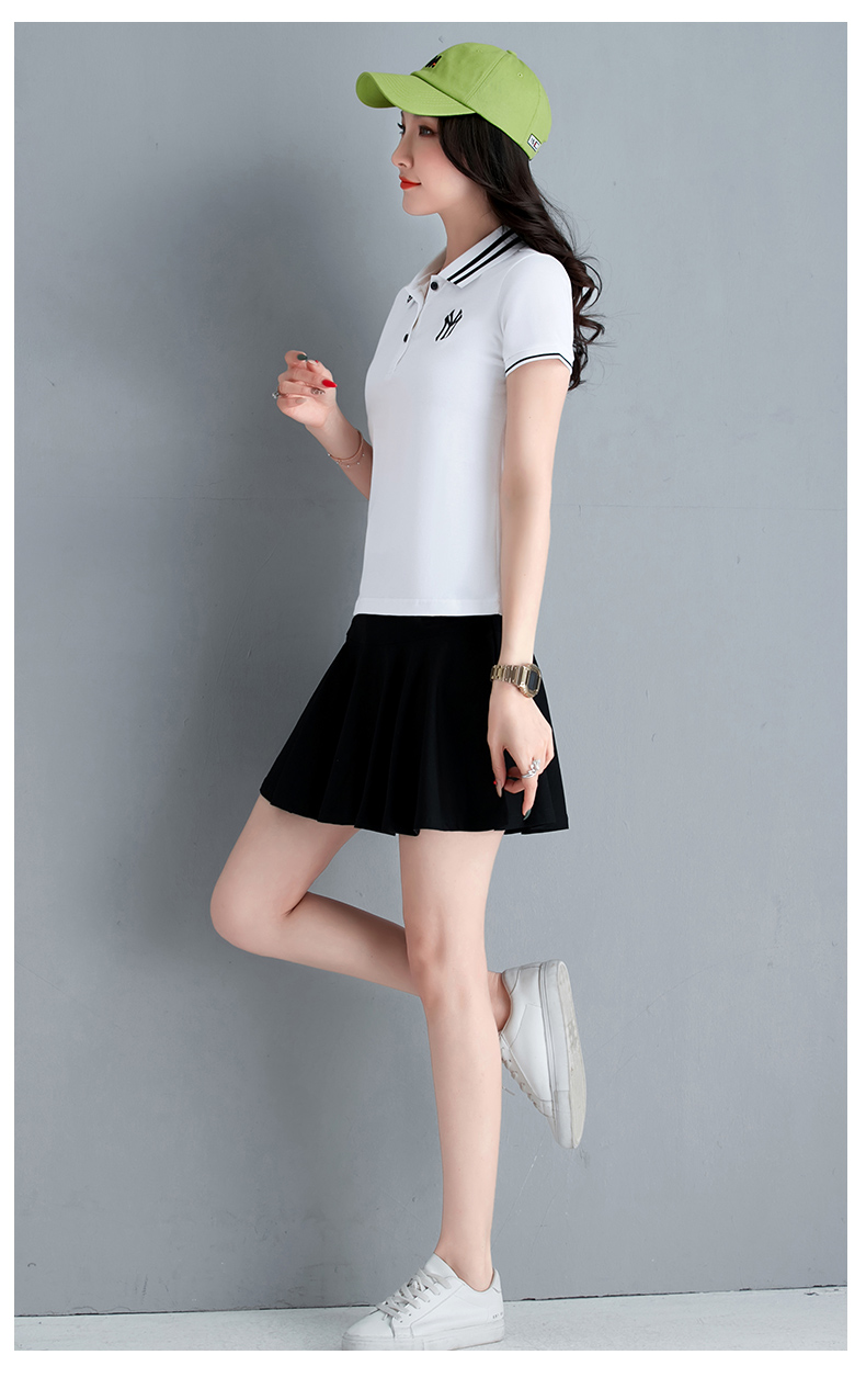 羽毛球连衣裙女 团体休闲运动裙套装女时尚短袖裤裙网球裙女夏季跑步