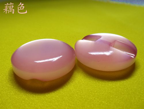 3厘米全新老式有机玻璃亮光型纽扣扣子/60-70年代复古蘑菇钮扣mhe