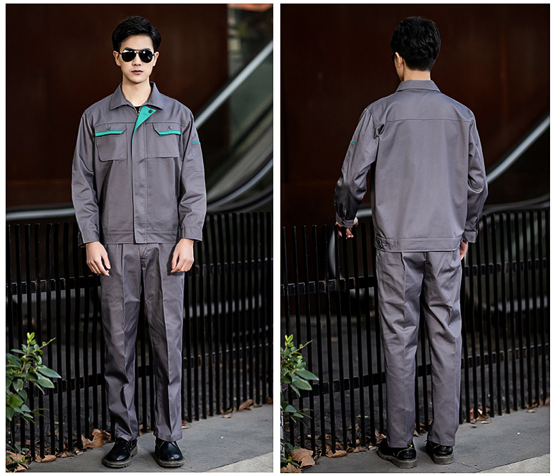 装修木工工作服秋冬长袖套装男女士汽修工服车间工人工程劳保厂服印字