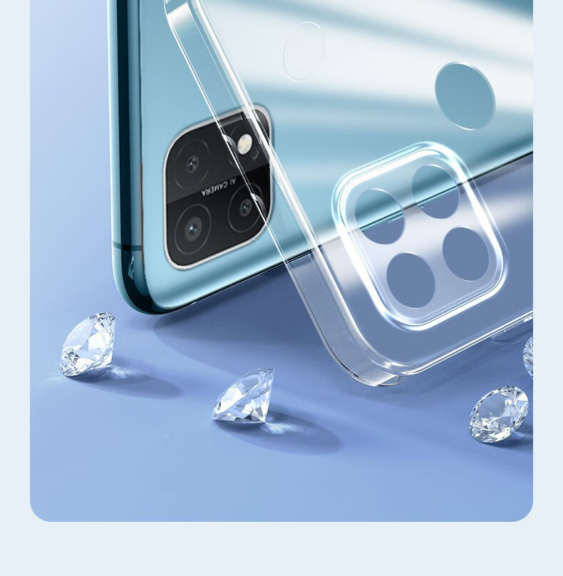 膜壳心汐oppoa35手机壳oppoa35透明软壳5g微磨砂黑色保护套硅胶全包防